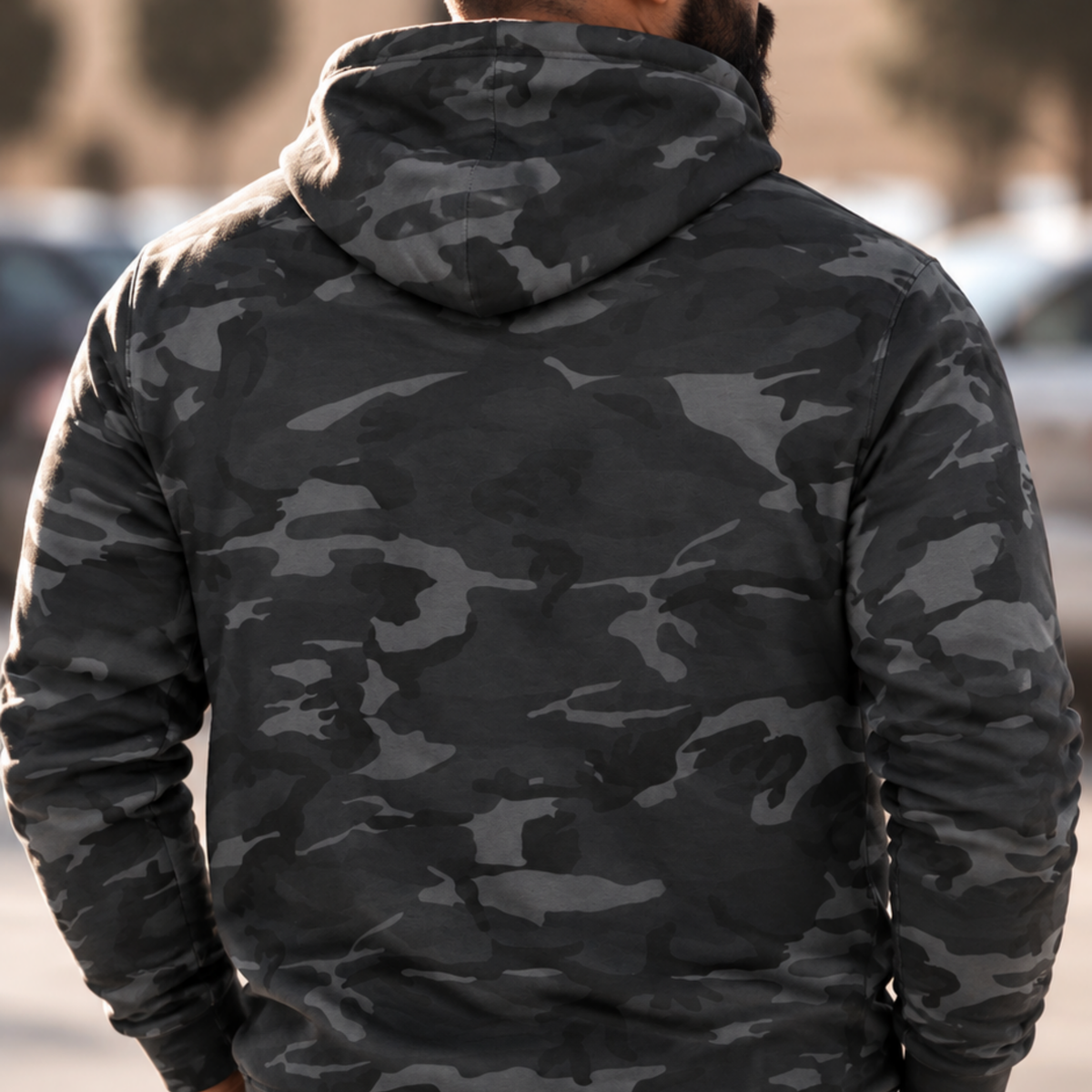 HOS FADE2BLACK CAMO | Premium Mid-Weight Pullover Hoodie